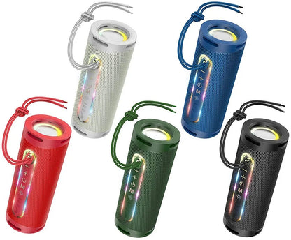 Coluna Portátil Bluetooth HOCO HC9 Dazzling Pulse Sports, 10W, TWS, RGB, Azul