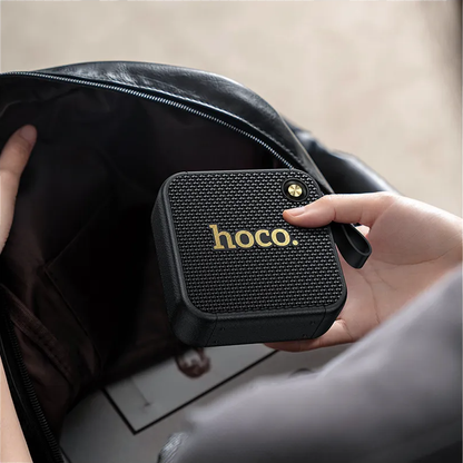 Coluna Portátil Bluetooth HOCO HT1, 8W, TWS, Preta