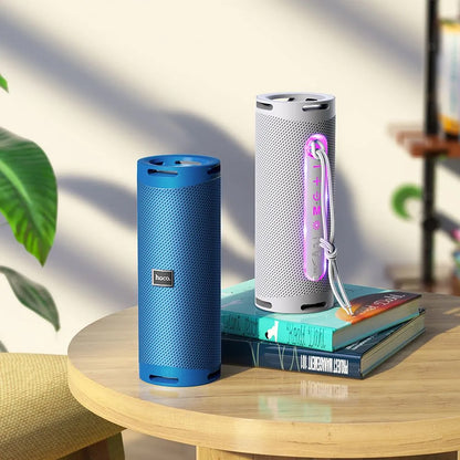 Coluna Portátil Bluetooth HOCO HC9 Dazzling Pulse Sports, 10W, TWS, RGB, Azul