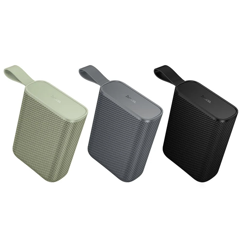 Coluna Portátil Bluetooth HOCO HC34, 5W, TWS, à Prova de Água, Preta