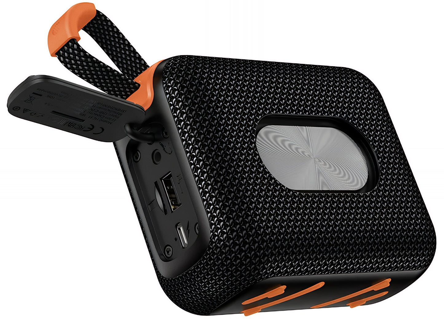 Coluna Portátil Bluetooth HOCO HC31, 10W, TWS, RGB, à prova de água, Preta