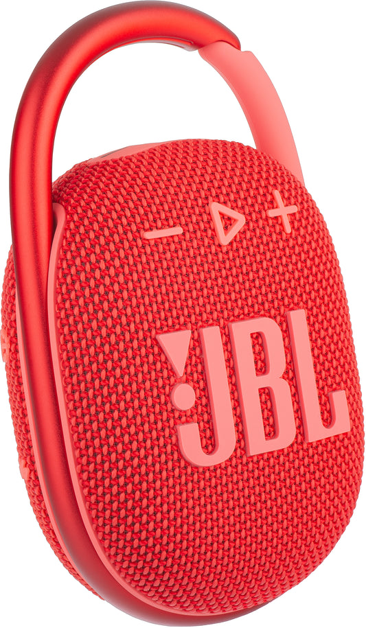 Altifalante Bluetooth portátil JBL Clip 4, 5 W, som profissional, à prova de água, cor-de-rosa, recondicionado JBLCLIP4RED