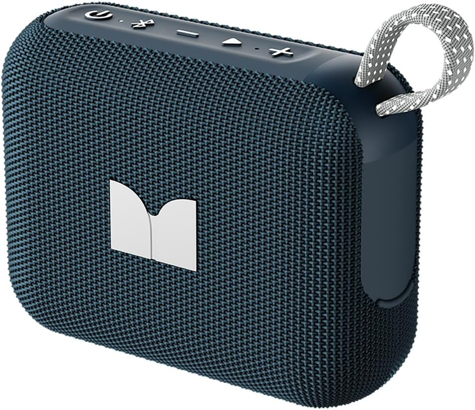 Coluna Portátil Bluetooth Monster Cube 1, 12W, TWS, À Prova de Água, Azul