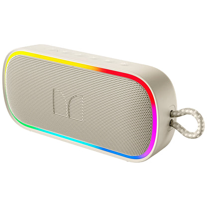 Monster S150 Plus Portable Bluetooth Speaker, 40W, TWS, RGB, Waterproof, Light Cream