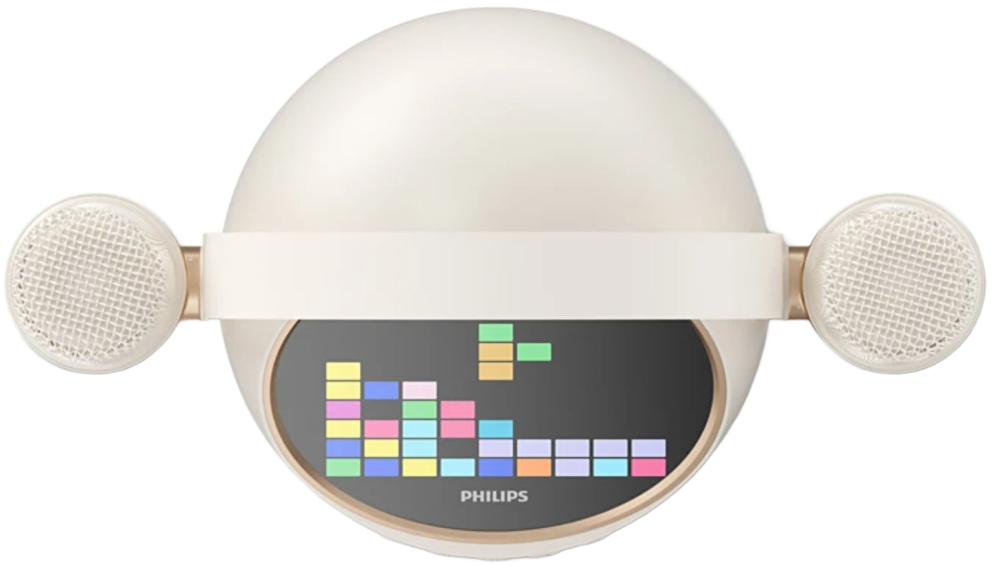 Coluna Portátil Bluetooth Philips, 10W, Karaoke, Bege TAS2509WT/00