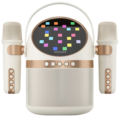 Coluna Portátil Bluetooth Philips, 10W, Karaoke, Bege TAS2509WT/00