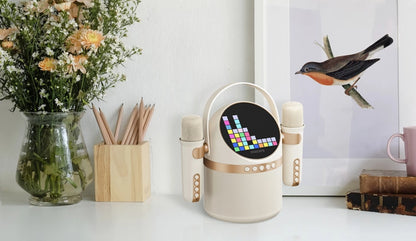 Coluna Portátil Bluetooth Philips, 10W, Karaoke, Bege TAS2509WT/00