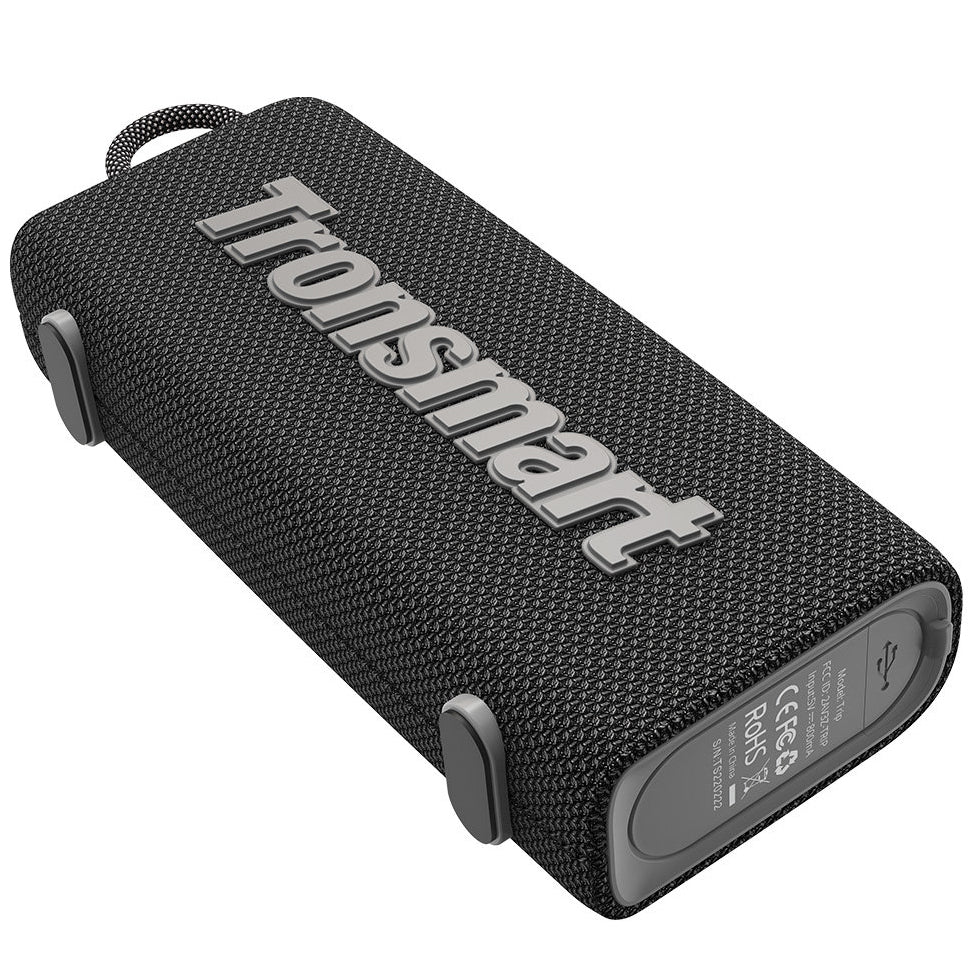 Altifalante Bluetooth portátil Tronsmart Trip, 10W, TWS, à prova de água, preto