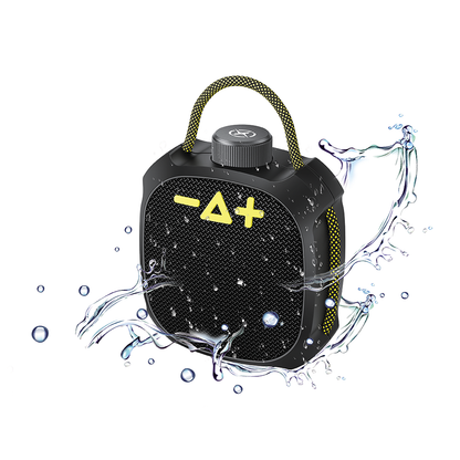 Coluna Portátil Bluetooth XO Design F77, TWS, RGB, à Prova de Água, Preta