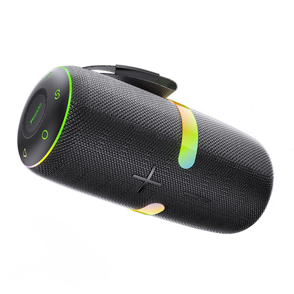 Coluna Portátil Bluetooth Yesido YSW22, 30W, RGB, à Prova de Água, Preta