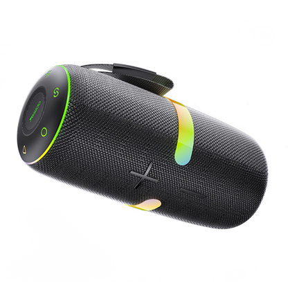 Coluna Portátil Bluetooth Yesido YSW22, 30W, RGB, à Prova de Água, Preta
