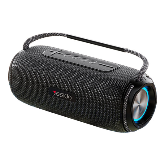 Coluna Portátil Bluetooth Yesido YSW11, 40W, RGB, à Prova de Água, Preta