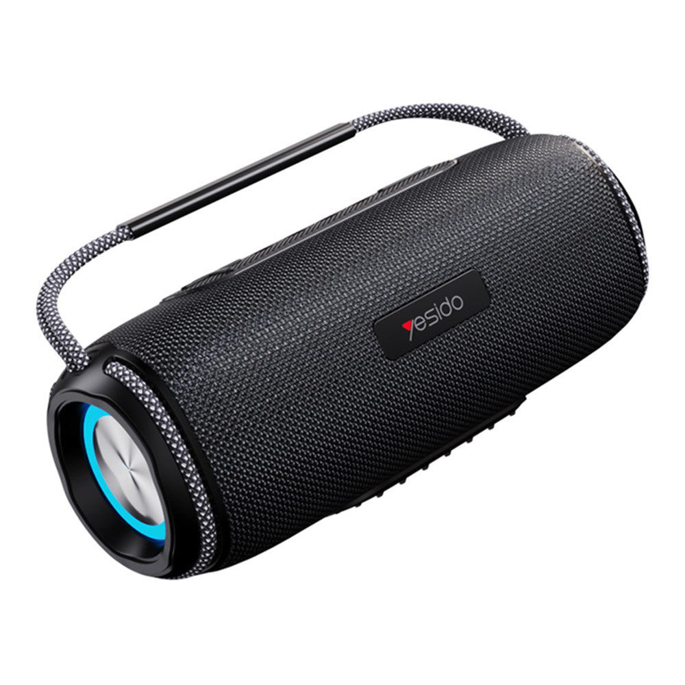 Coluna Portátil Bluetooth Yesido YSW11, 40W, RGB, à Prova de Água, Preta