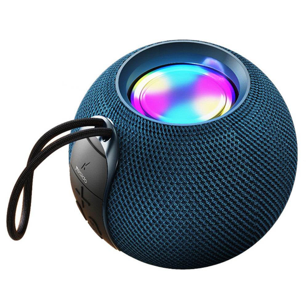 Coluna Portátil Bluetooth Yesido YSW13, 5W, RGB, Azul