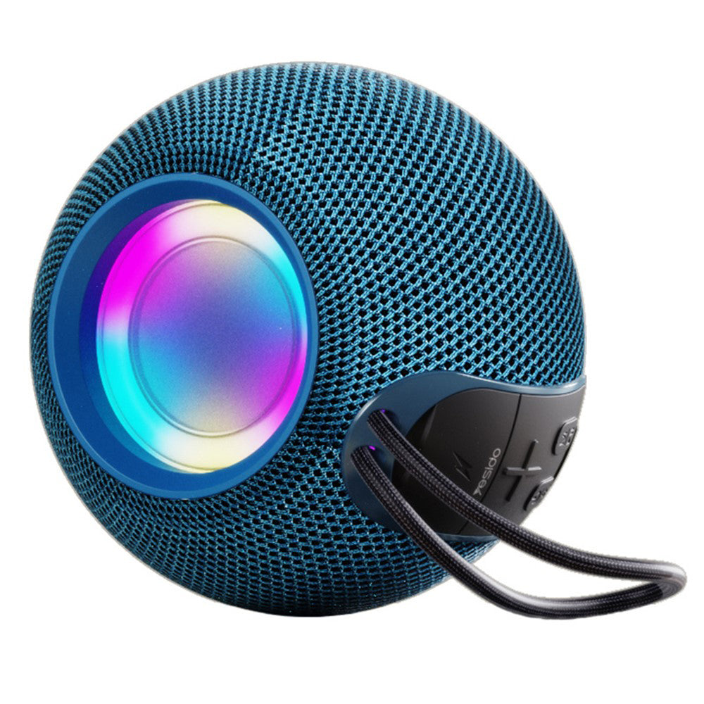 Coluna Portátil Bluetooth Yesido YSW13, 5W, RGB, Azul