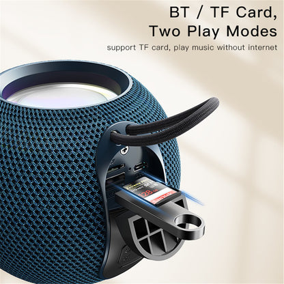 Coluna Portátil Bluetooth Yesido YSW13, 5W, RGB, Azul