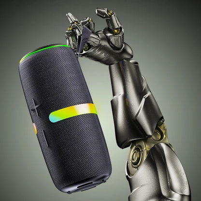 Coluna Portátil Bluetooth Yesido YSW22, 30W, RGB, à Prova de Água, Preta