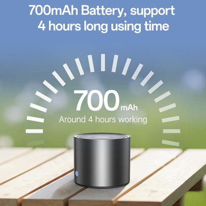 Coluna Bluetooth Yesido YSW30, 3W, à prova de água, Preta