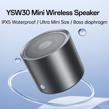 Coluna Bluetooth Yesido YSW30, 3W, à prova de água, Preta