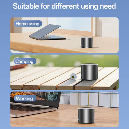 Coluna Bluetooth Yesido YSW30, 3W, à prova de água, Preta