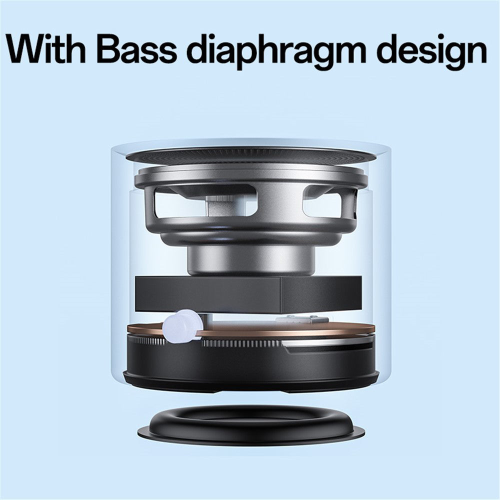 Coluna Bluetooth Yesido YSW30, 3W, à prova de água, Preta