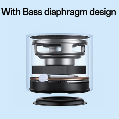 Coluna Bluetooth Yesido YSW30, 3W, à prova de água, Preta