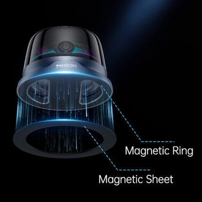 Coluna Portátil Bluetooth Yesido YSW32, 3W, RGB, Preta