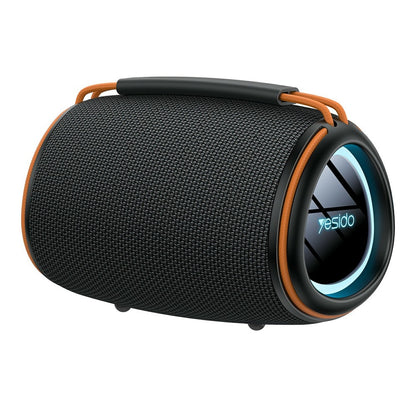 Coluna Portátil Bluetooth Yesido YSW39, 20W, TWS, RGB, Preta