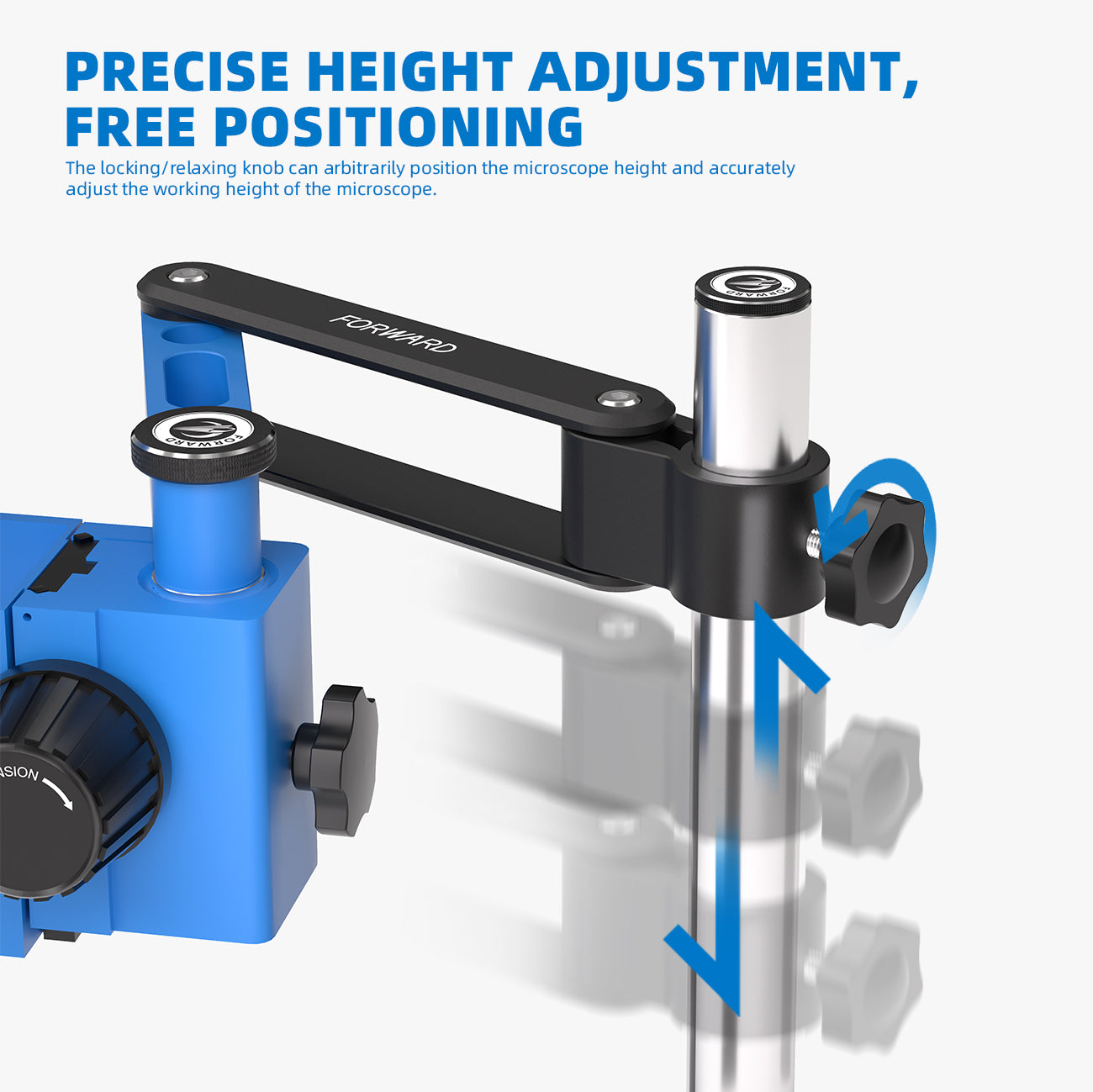 Braço Ajustável Forward FW-R02 para Microscópio