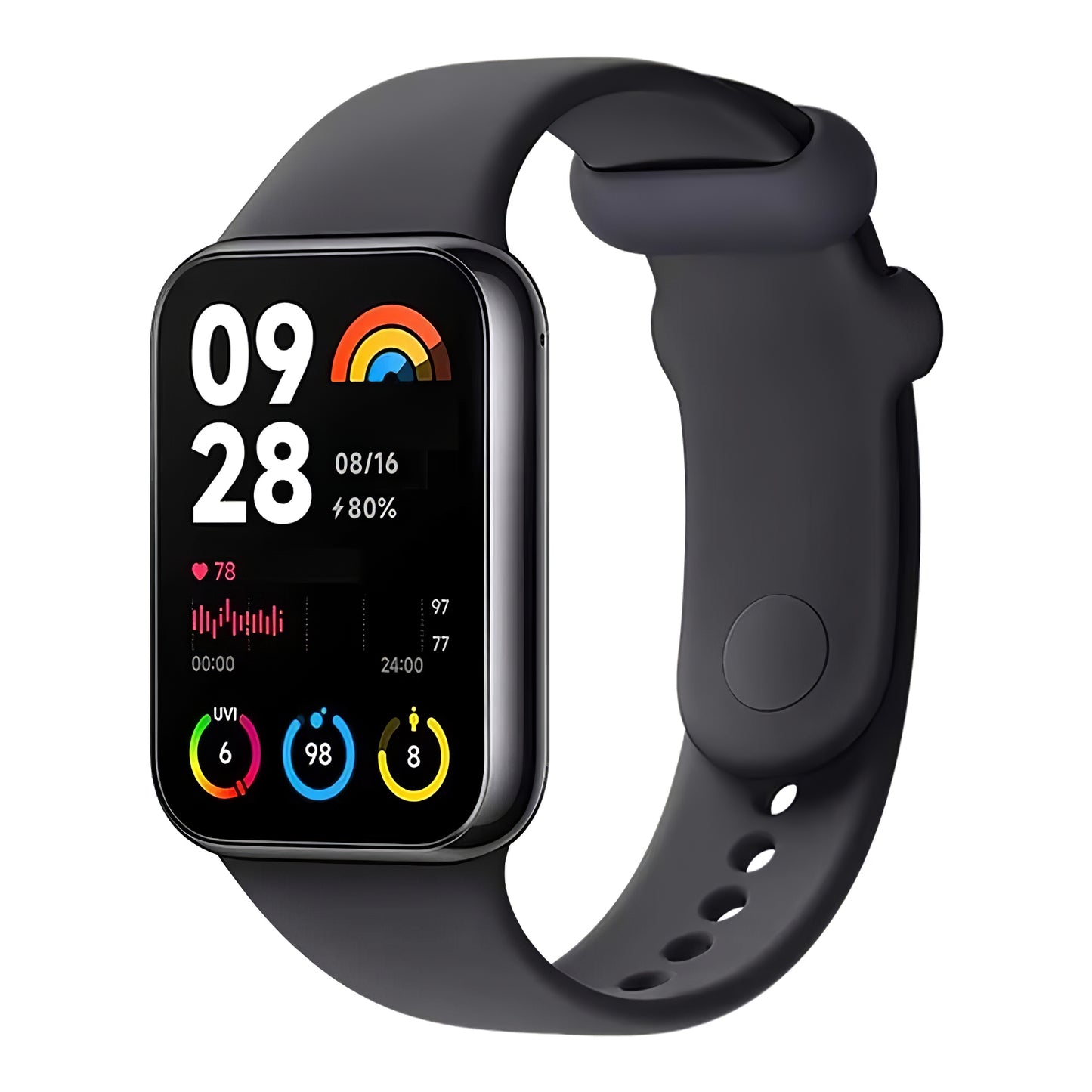 Xiaomi Mi Smart Band 8 Pro Pulseira de fitness, preto 