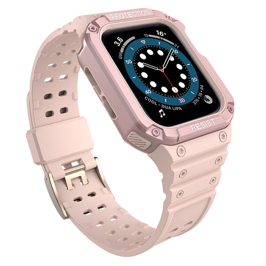 Estojo blindado OEM para Apple Watch 41mm / 40mm / 38mm Series, cor-de-rosa