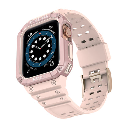 Estojo blindado OEM para Apple Watch 41mm / 40mm / 38mm Series, cor-de-rosa