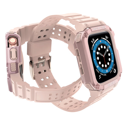 Estojo blindado OEM para Apple Watch 41mm / 40mm / 38mm Series, cor-de-rosa