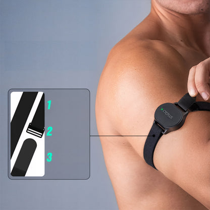 Pulseira de Monitorização de Ritmo Cardíaco Cycplus H1, Preta