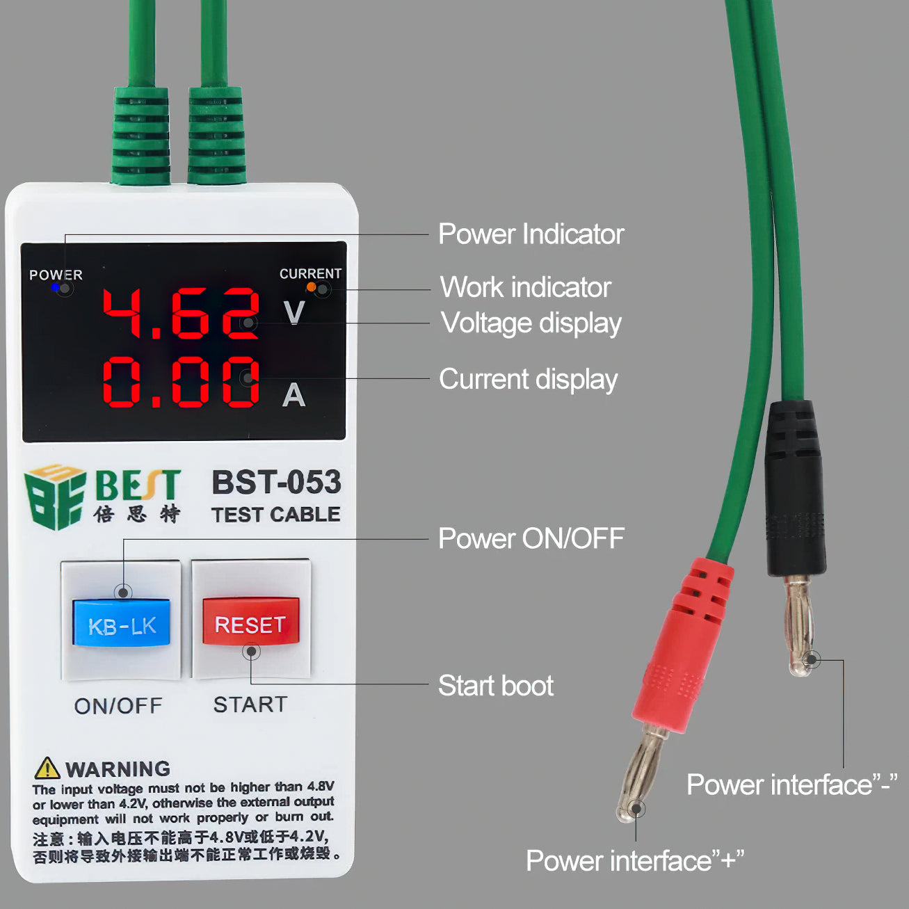 Tester Service Best BST-053 para a Série Apple iPhone