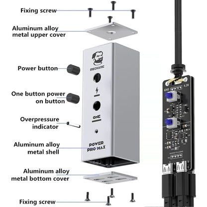 Cabo de Alimentação Mechanic Power Pro Max para Apple iPhone 6 - 13 Pro Max Series