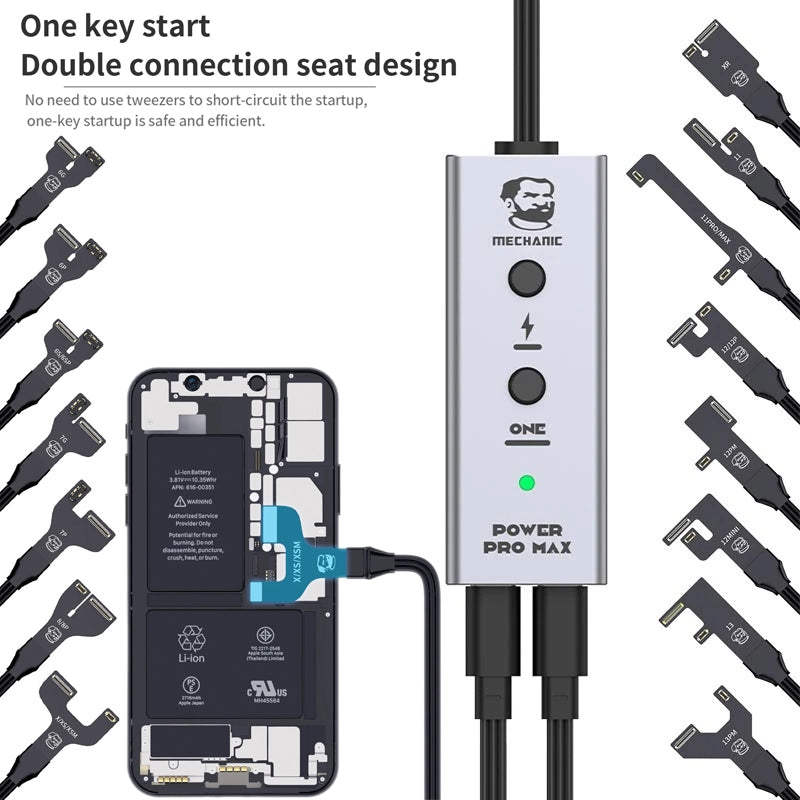 Cabo de Alimentação Mechanic Power Pro Max para Apple iPhone 6 - 13 Pro Max Series