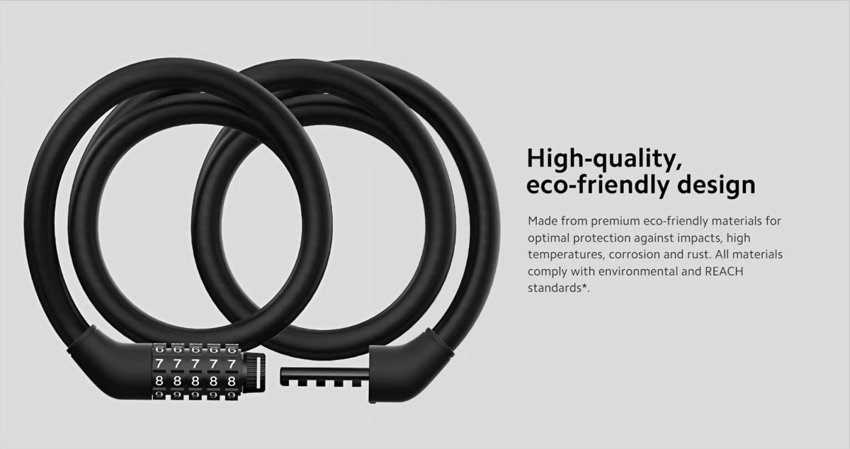 Cabo Antirroubo Xiaomi para Trotinete Elétrica, Preto BHR6751GL