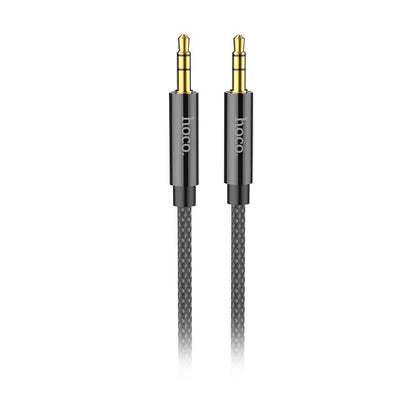 Cabo Áudio 3.5mm - 3.5mm HOCO UPA19, 1m, Preto
