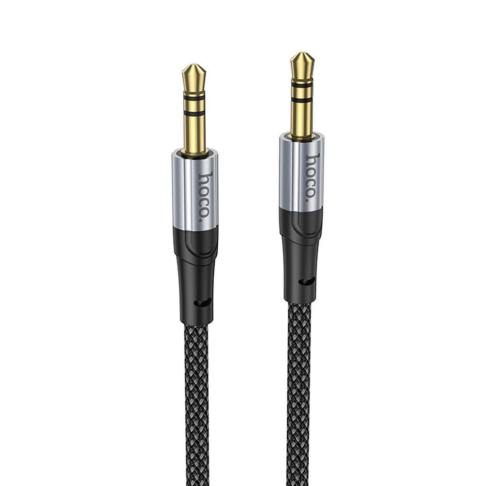 Cabo de Áudio 3.5mm - 3.5mm HOCO UPA26, 1m, Preto