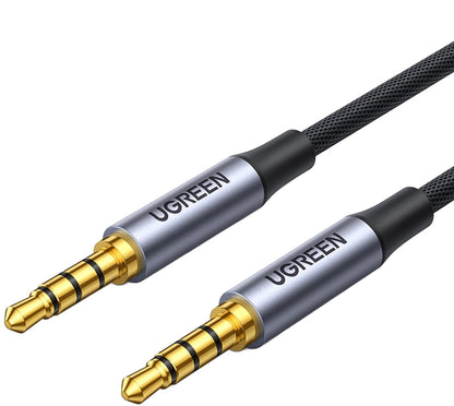 Cabo de Áudio 3.5mm - 3.5mm UGREEN AV183, 3m, Preto
