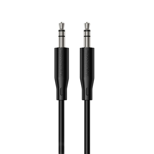 Cabo de Áudio 3.5mm - 3.5mm Borofone BL26 Standard, 1m, Preto