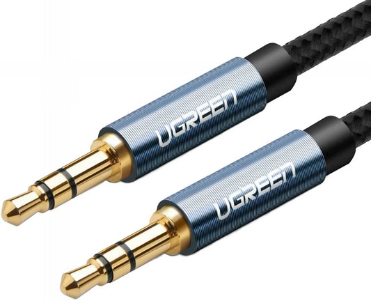 Cabo de Áudio 3.5mm - 3.5mm UGREEN AV112, 2m, Azul