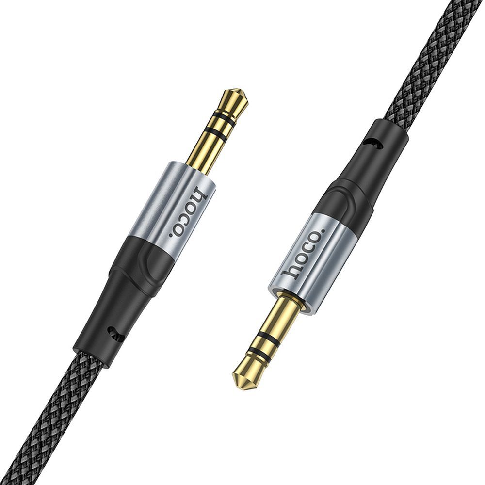 Cabo de Áudio 3.5mm - 3.5mm HOCO UPA26, 1m, Preto