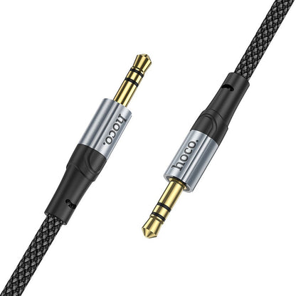 Cabo de Áudio 3.5mm - 3.5mm HOCO UPA26, 1m, Preto