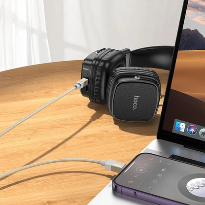 Cabo Áudio Lightning - 3.5mm HOCO UPA32A, 1m, Dourado