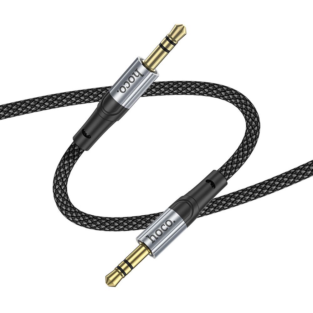 Cabo de Áudio 3.5mm - 3.5mm HOCO UPA26, 1m, Preto