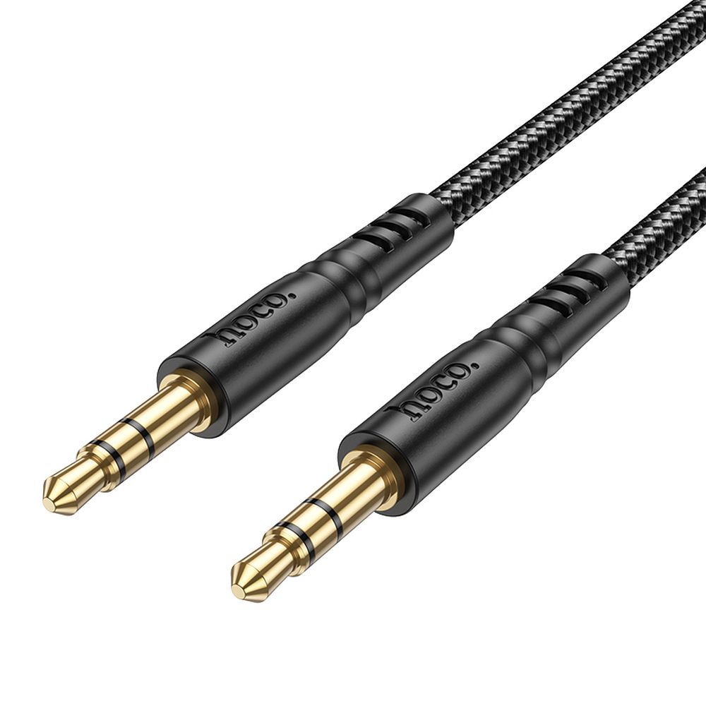 Cabo Áudio 3.5mm - 3.5mm HOCO UPA24, 1m, Preto