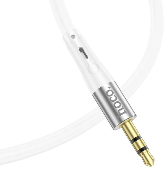 Cabo Áudio Lightning - 3.5mm HOCO UPA22, 1m, Branco