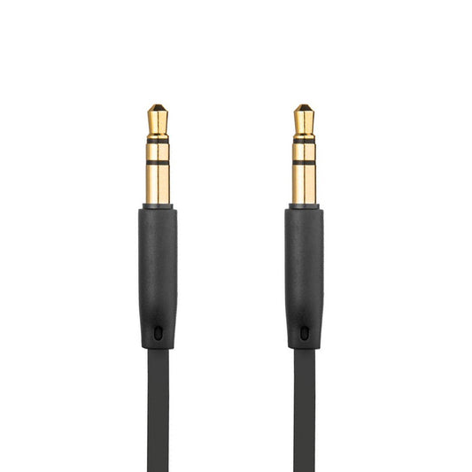 Audio Cable 3.5mm - 3.5mm Fixed, 1m, Black